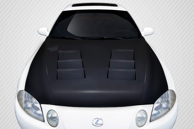 1992-2000 Lexus SC Series SC300 SC400 Carbon Creations TS-1 Hood - 1 Piece