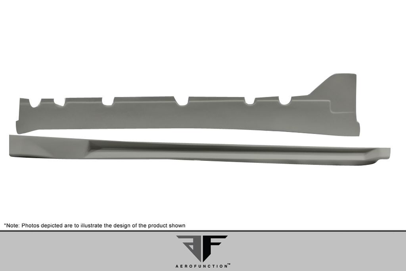 2004-2008 Lamborghini Gallardo AF-1 Wide Body Side Skirt Rocker Panels ( GFK ) - 2 Piece