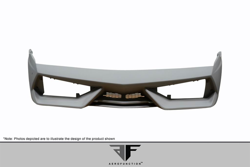 2009-2013 Lamborghini Gallardo AF-2 Front Bumper Cover ( GFK ) - 1 Piece