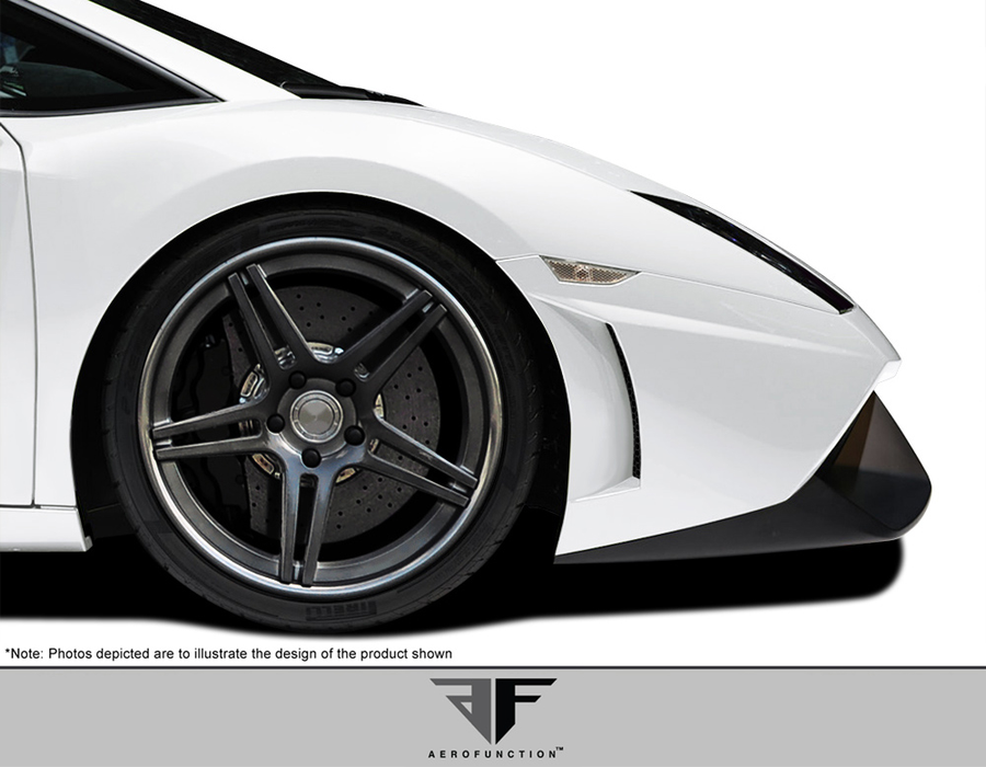 2009-2013 Lamborghini Gallardo AF-2 Front Bumper Cover ( GFK ) - 1 Piece