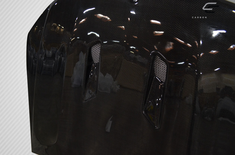 2008-2011 Mercedes C Class W204 Carbon Creations Black Series Look Hood - 1 Piece