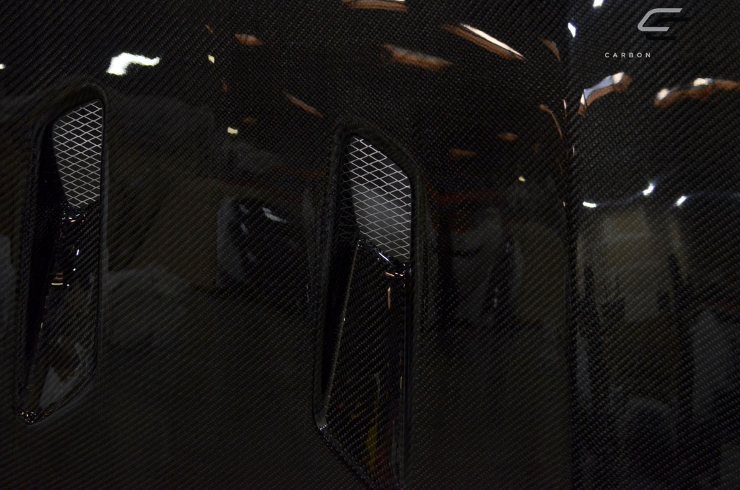 2012-2014 Mercedes C Class W204 Carbon Creations Black Series Look Hood - 1 Piece