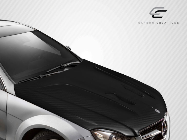 2012-2014 Mercedes C Class W204 Carbon Creations Black Series Look Hood - 1 Piece