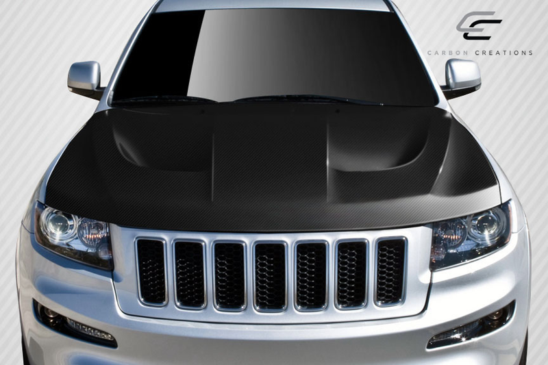 2011-2022 Jeep Grand Cherokee Carbon Creations SRT8 Look Hood - 1 Piece