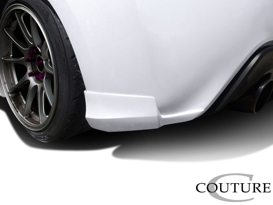 2013-2020 Scion FR-S Toyota 86 / Subaru BRZ Couture Polyurethane Vortex Rear Add Ons Spat Extensions - 2 Piece (S)