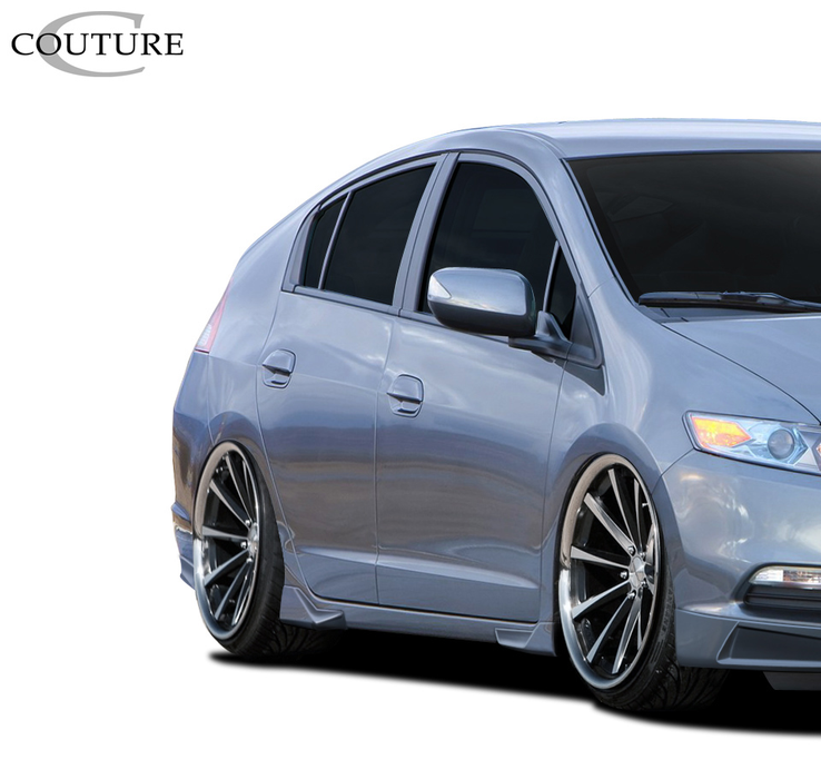 2010-2014 Honda Insight Couture Uréthane Vortex Side Add Ons Spat Extensions - 4 pièces (S)