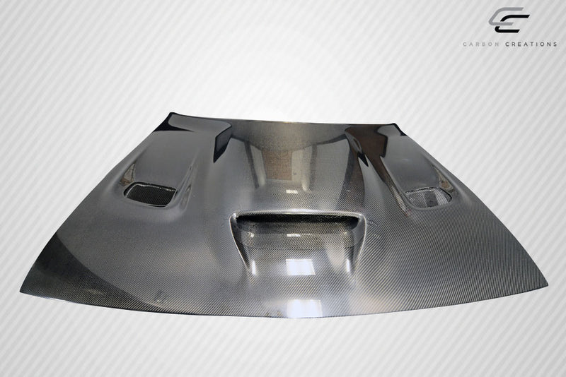 2008-2021 Dodge Challenger Carbon Creations Dritech Hellcat Look Hood - 1 Piece