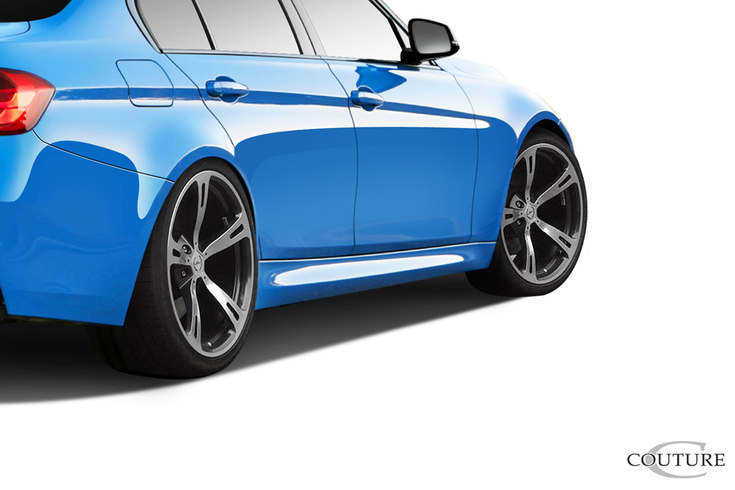 2012-2018 BMW 3 Series F30 Couture Polyurethane M3 Look Side Skirts - 2 Piece