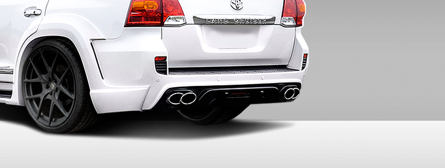 2013-2015 Toyota Land Cruiser Eros Version 1 Exhaust Tips - 2 Piece (S)