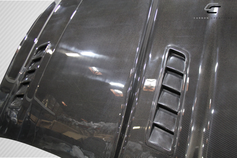2015-2017 Ford Mustang Carbon Creations CVX Hood - 1 Piece