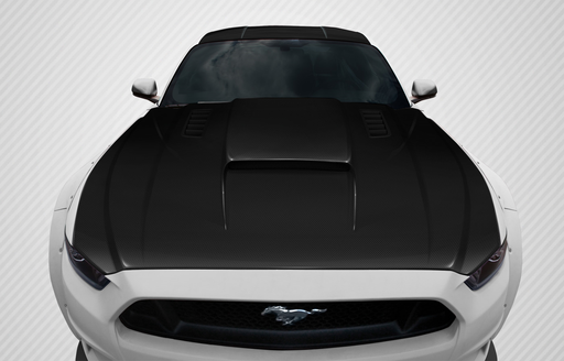 2015-2017 Ford Mustang Carbon Creations CVX Hood - 1 Piece