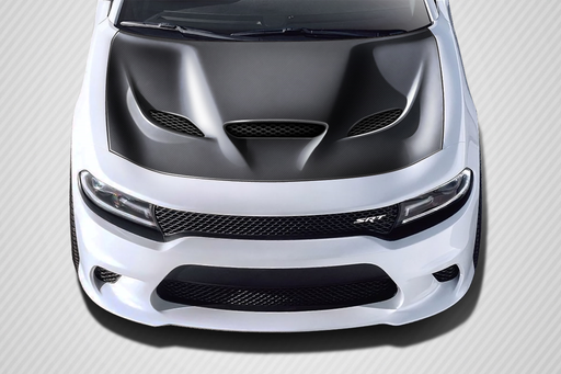 2015-2023 Dodge Charger Carbon Creations Dritech Hellcat Look Hood - 1 Piece