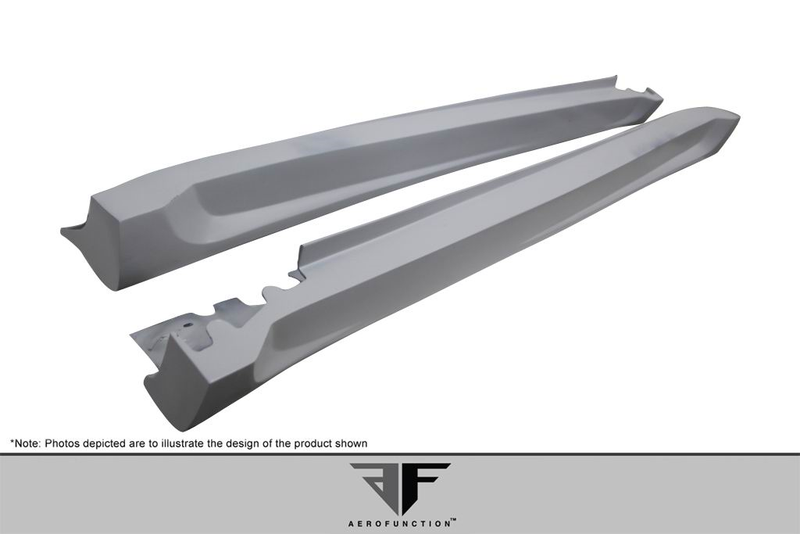 Jupes latérales larges en uréthane AF-1 pour BMW X5 F15 2014-2018 (PUR-RIM) - 2 pièces (S)