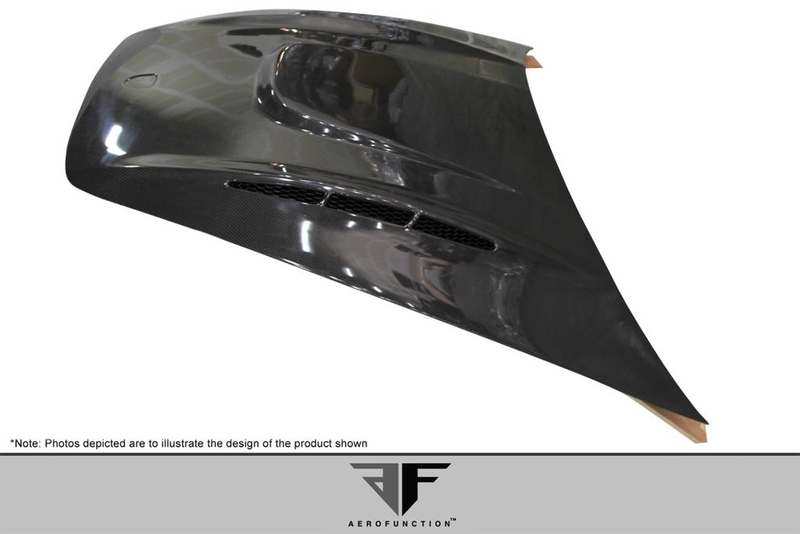 2011-2014 Porsche Cayenne Carbon AF-3 Hood ( CFP ) - 1 Piece