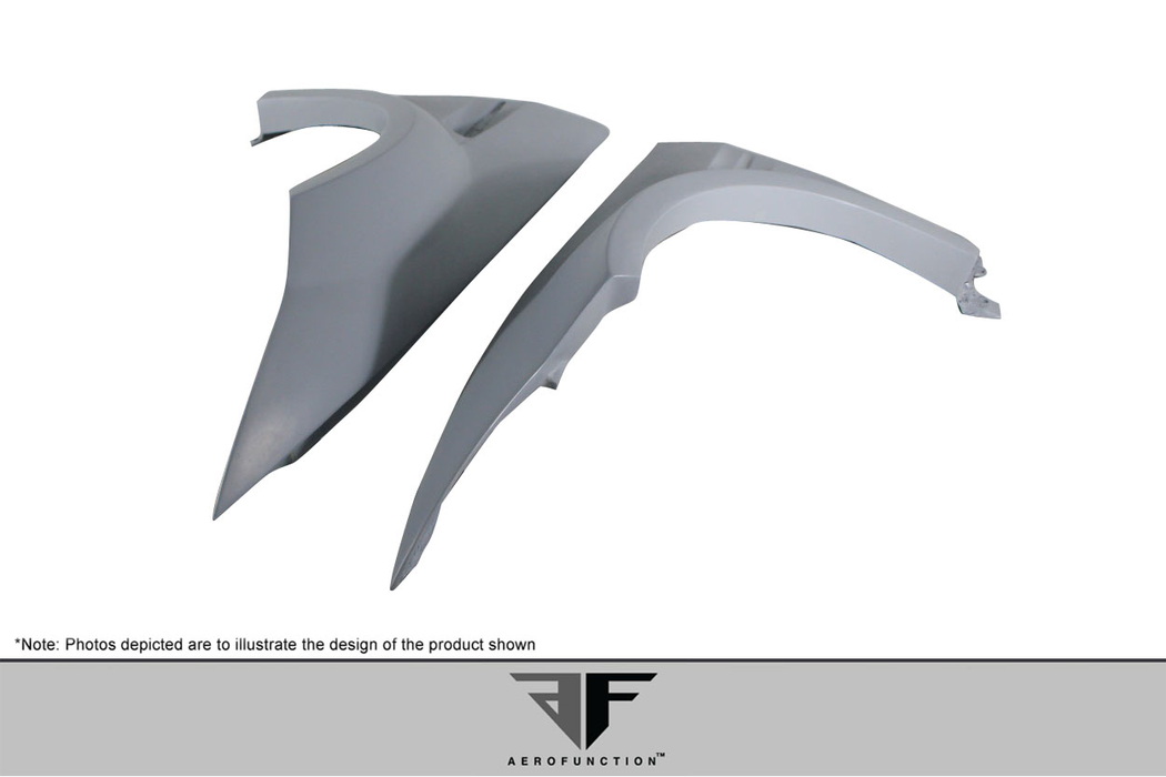 2008-2013 BMW M3 E92 2DR Coupe AF-5 Wide Body Front Fenders ( GFK ) - 2 Piece