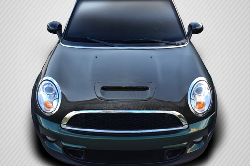 2007-2013 Mini Cooper Hatchback R56 Clubman R55 2009-2015 Cooper convertible R57 2012-2015 Cooper Coupe / Roadster R58 R59 Carbon Creations DriTech S OEM Look Hood - 1 Piece