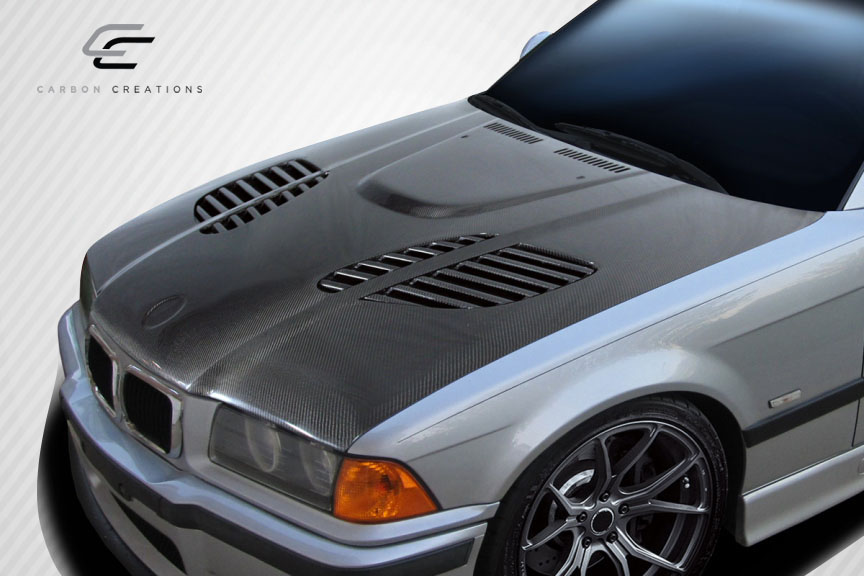1992-1998 BMW Série 3 M3 E36 2DR Carbon Creations Capot DriTech GTR - 1 pièce