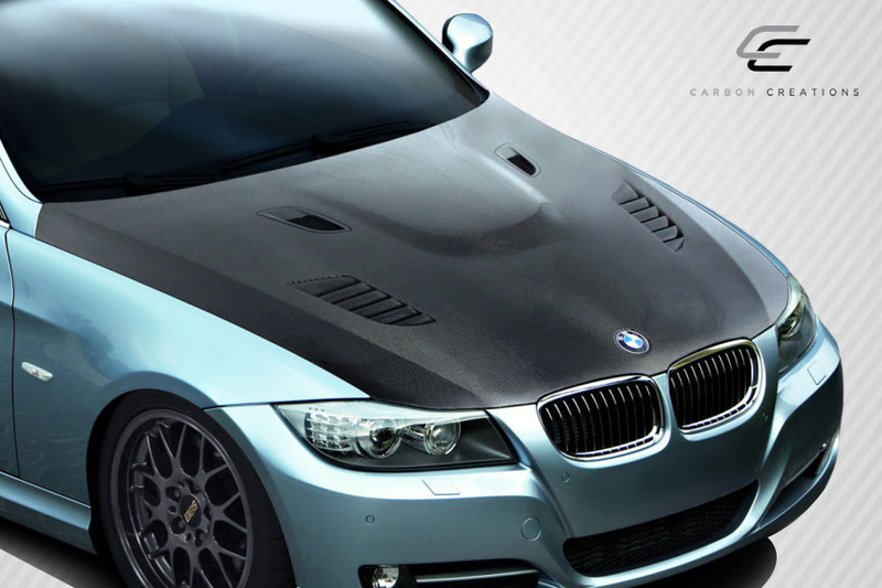 2009-2011 BMW 3 Series E90 4DR Carbon Creations DriTech AF1 Hood - 1 Piece