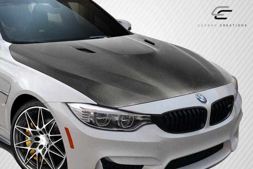2014-2018 BMW M3 F80 2014-2020 M4 F82 F83 Carbon Creations DriTech E92 M3 Look Hood - 1 Piece
