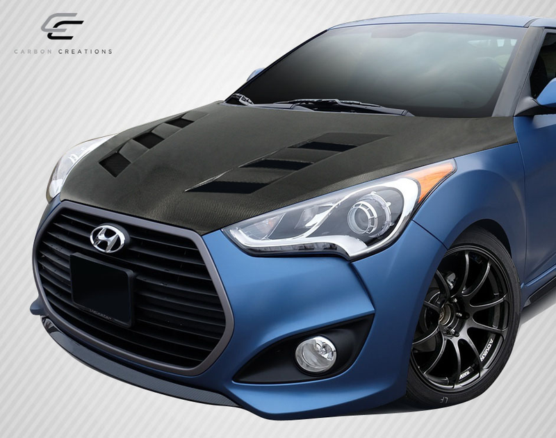 2012-2017 Hyundai Veloster Hyundai Veloster Carbon Creations Capot DriTech AM-S - 1 pièce