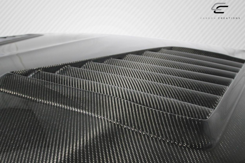 2003-2006 Mitsubishi Lancer Evolution 8 9 Carbon Creations DriTech Track Hood - 1 Piece (S)