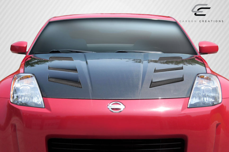 2003-2006 Nissan 350Z Z33 Carbon Creations DriTech AM-S Hood - 1 Piece