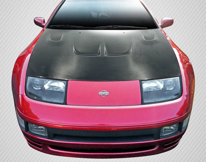 1990-1996 Nissan 300ZX Z32 Carbon Creations DriTech Type B Hood - 1 Piece