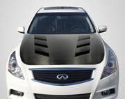 2007-2013 Infiniti G Sedan G25 G35 G37 / 2015 Q40 Carbon Creations DriTech AM-S Hood - 1 Piece