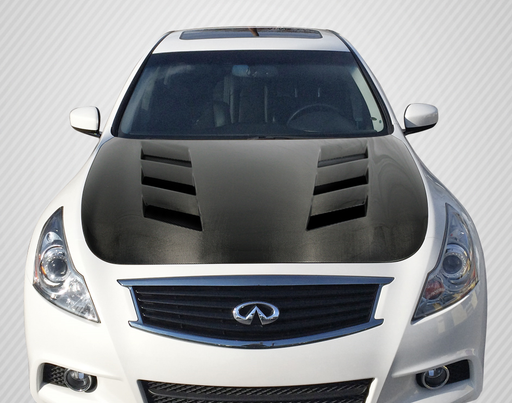2007-2013 Infiniti G Sedan G25 G35 G37 / 2015 Q40 Carbon Creations DriTech AM-S Hood - 1 Piece