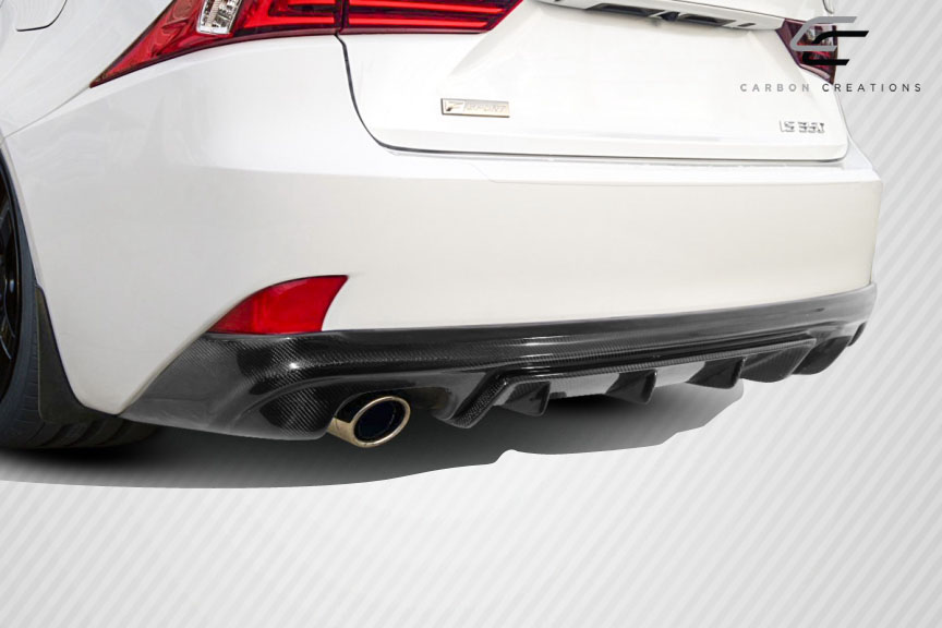 2014-2016 Lexus IS Series IS350 IS250 Carbon Creations AM Design Style Rear Diffuser - 1 Piece ( F Sport Models only)
