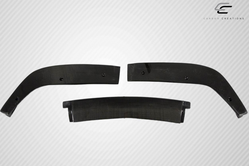 2008-2015 Infiniti G Coupe G37 Q60 Carbon Creations Chronos Front Lip Spoiler - 3 Piece