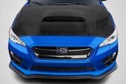 2015-2021 Subaru WRX Carbon Creations Dritech OEM Look Hood - 1 Piece