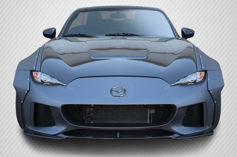 2016-2025 Mazda Miata Carbon Creations Circuit Hood - 1 Piece