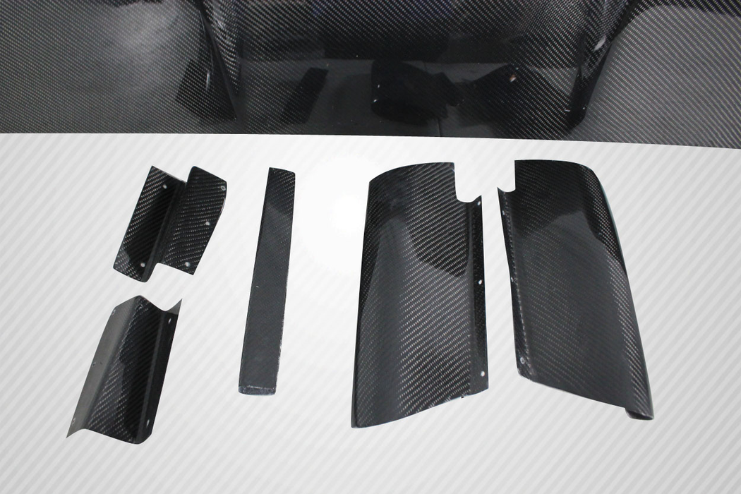 2003-2008 Nissan 350Z Z33 / Infiniti G35 Coupe Carbon Creations TS-1 Diffuser - 6 Piece