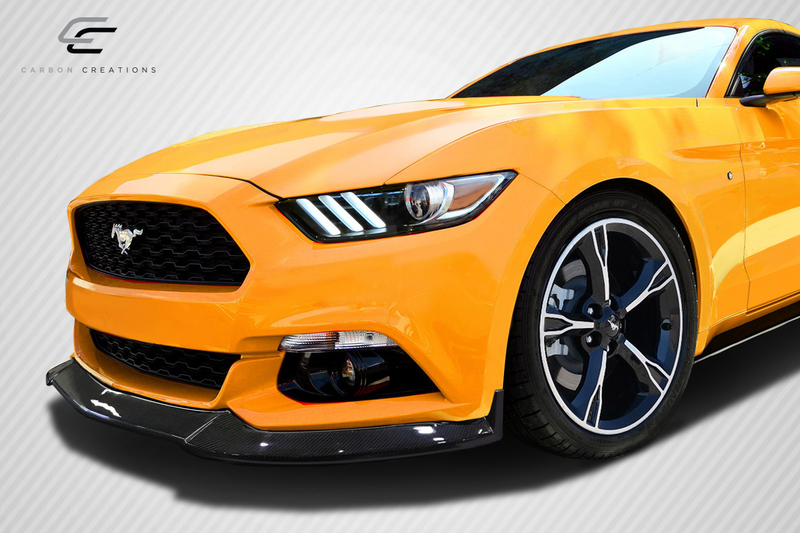 2015-2017 Ford Mustang Carbon Creations CVX Front Lip Spoiler - 1 Piece
