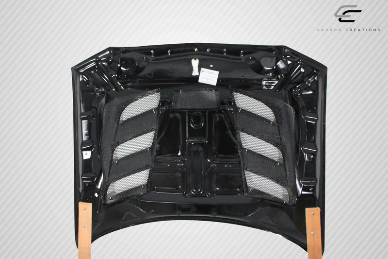 2011-2014 Dodge Charger Carbon Creations DriTech Viper Look Hood - 1 Piece