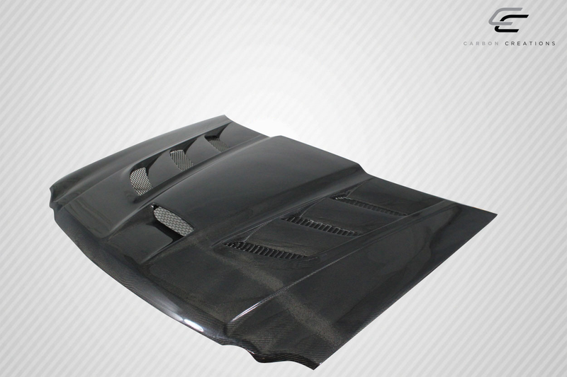 2005-2010 Jeep Grand Cherokee Carbon Creations DriTech Viper Look Hood - 1 Piece