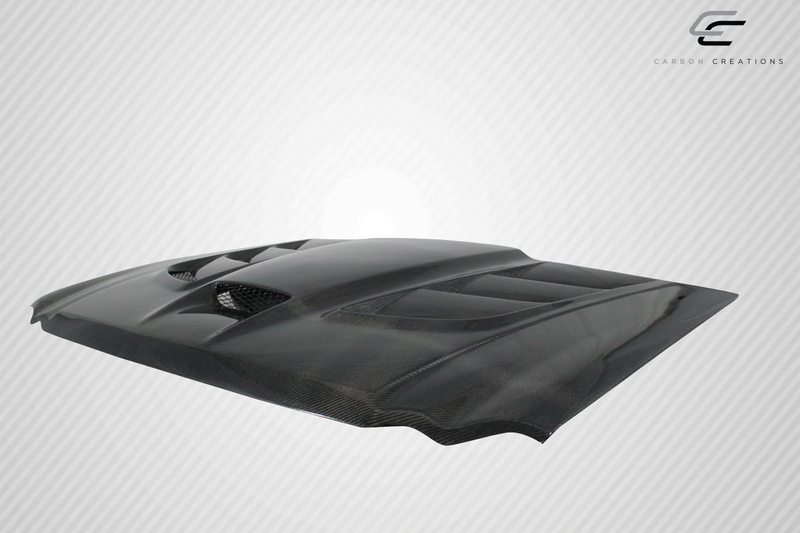 2005-2010 Jeep Grand Cherokee Carbon Creations DriTech Viper Look Hood - 1 Piece