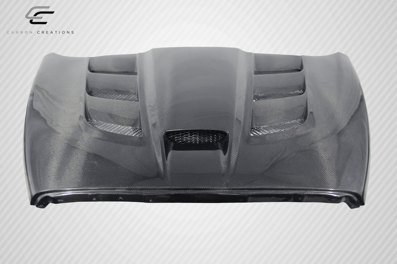 2002-2008 Dodge Ram Carbon Creations DriTech Viper Look Hood - 1 Piece