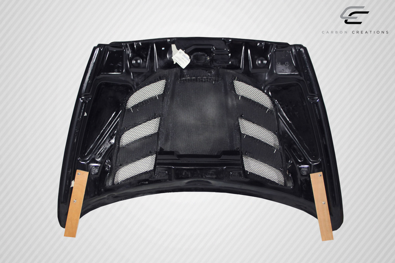 2002-2008 Dodge Ram Carbon Creations DriTech Viper Look Hood - 1 Piece