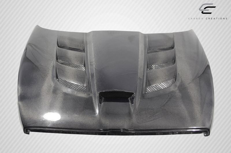 1994-2001 Dodge Ram Carbon Creations DriTech Viper Look Hood - 1 Piece