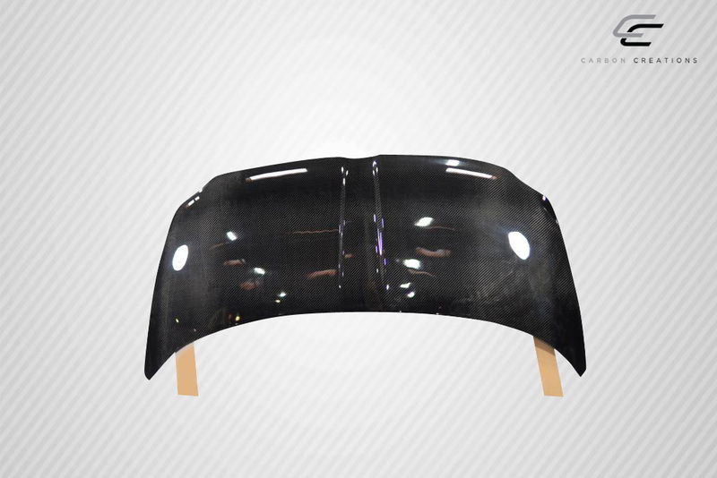 2012-2019 Fiat 500 Carbon Creations DriTech OEM Look Hood - 1 Piece