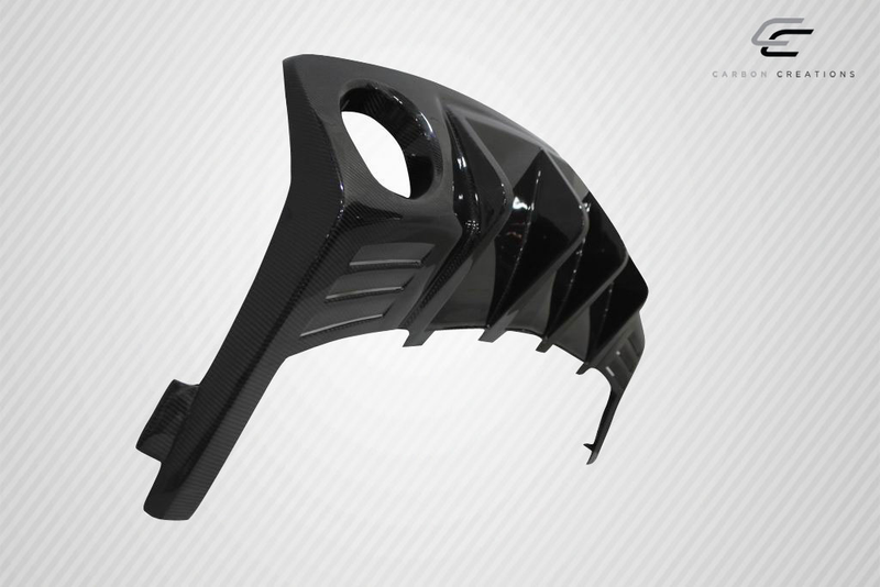 2010-2013 Chevrolet Camaro Carbon Creations DriTech H Sport Rear Diffuser - 1 Piece