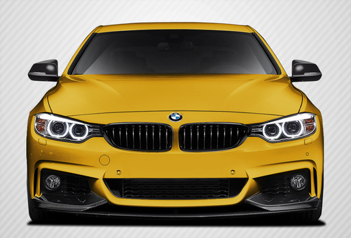 2014-2020 BMW 4 Series F32 Carbon Creations DriTech M Performance Look Front Spoiler Splitters - 3 Piece (S)