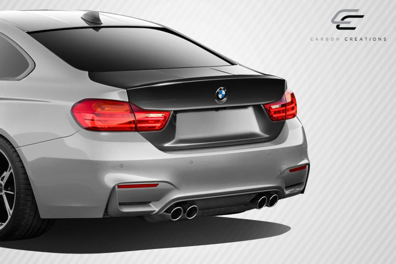 Couvercle de coffre BMW Série 4 F32 / M4 Carbon Creations DriTech M4 Look 2014-2020 - 1 pièce