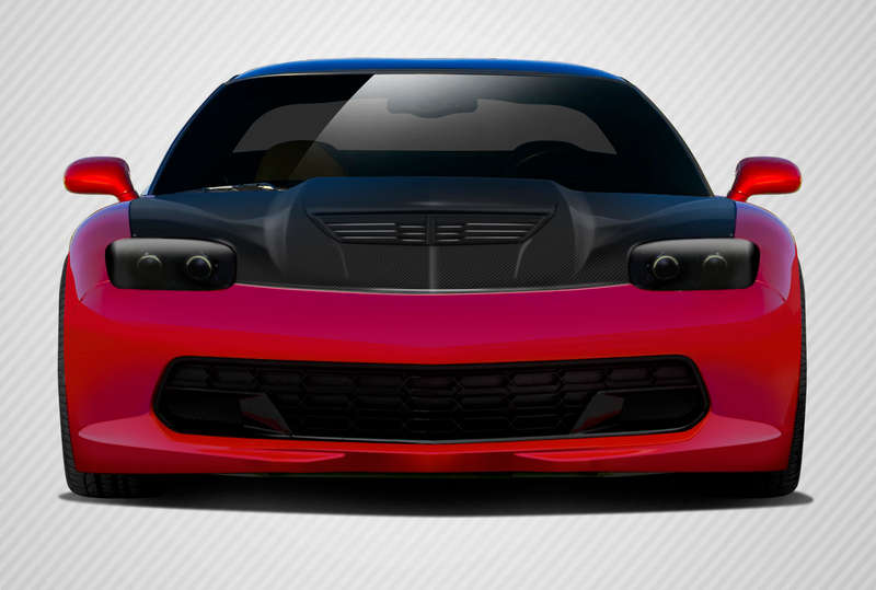 1997-2004 Chevrolet Corvette C5 Carbon Creations DriTech Stingray Z Hood- 1 Piece