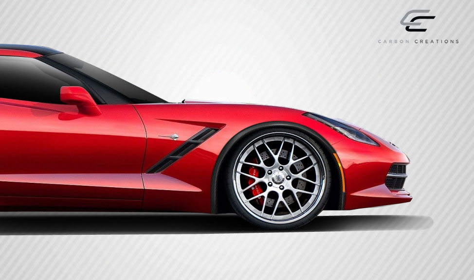 2014-2019 Chevrolet Corvette C7 Carbon Creations DriTech ZR-C Fender Flares - 4 pièces