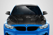 2012-2018 BMW 3 Series F30 / 2014-2020 4 Series F32 Carbon Creations DriTech Eros Version 1 Hood - 1 Piece