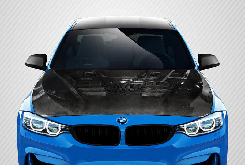 2012-2018 BMW 3 Series F30 / 2014-2020 4 Series F32 Carbon Creations DriTech Eros Version 1 Hood - 1 Piece