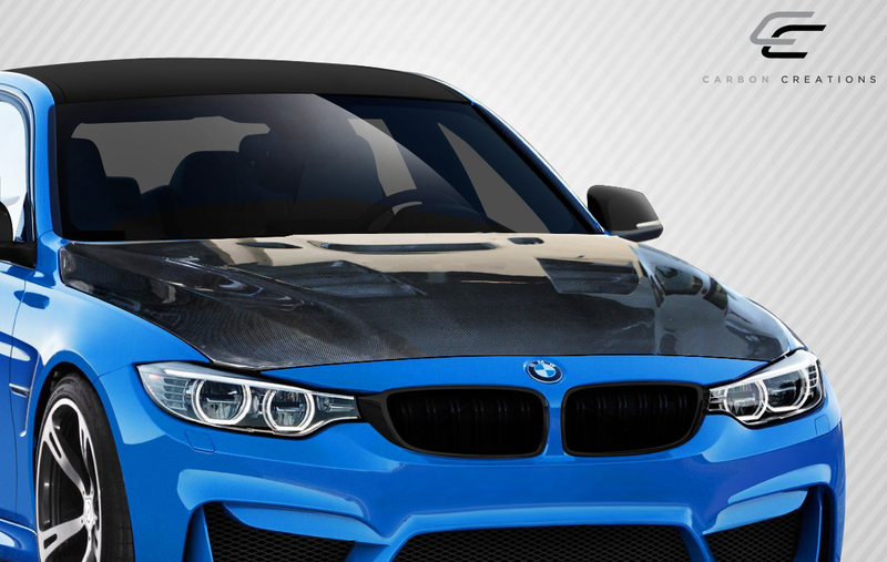 2012-2018 BMW 3 Series F30 / 2014-2020 4 Series F32 Carbon Creations DriTech Eros Version 1 Hood - 1 Piece